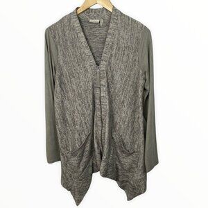 LOGO by Lori Goldstein Sweater Jacket Oversized Size‎ XS Style A266500 Shacket